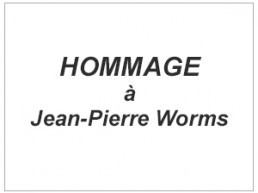 Image reprenant le titre : Hommage à JP Worms