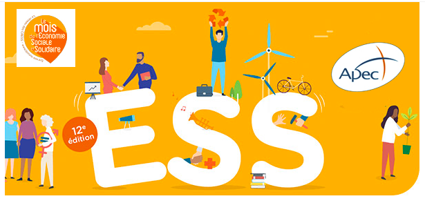 Image mois de l'ESS avec logo de l'APEC
