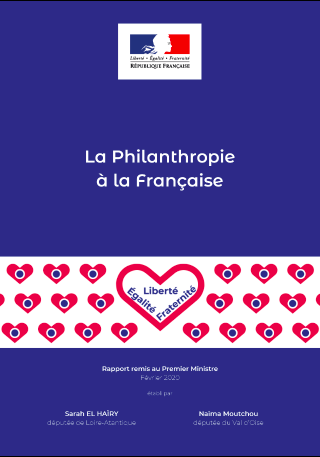 Couverture rapport Philanthropie à la française