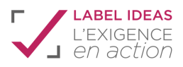 Logo du Label IDEAS avec signature 