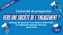 Logo de Université prospective « Vers une société de l’engagement ? » de la Fonda