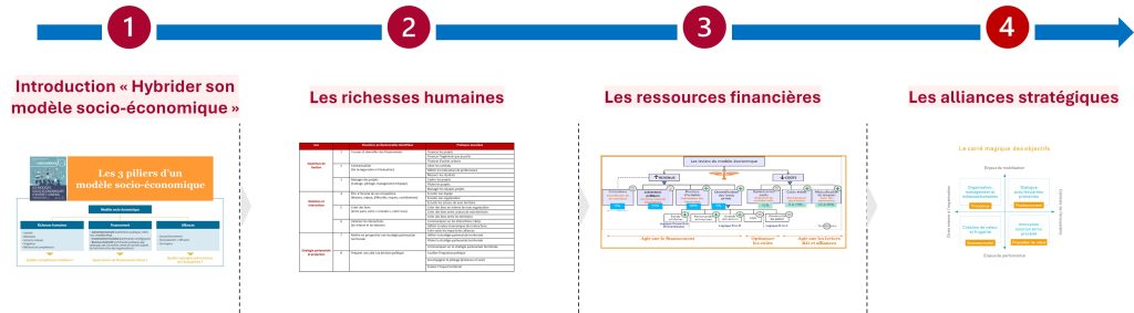 schéma module hybrider son modèle socio éco