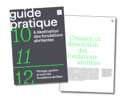 Parution Guide Pratique CFF Fondations abritantes